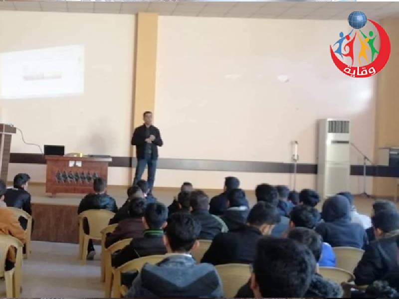 محاضرتين لليافعين يقدمها المدرب عبدالله محمد سيويلى حول وقاية الشباب في كردستان 2019